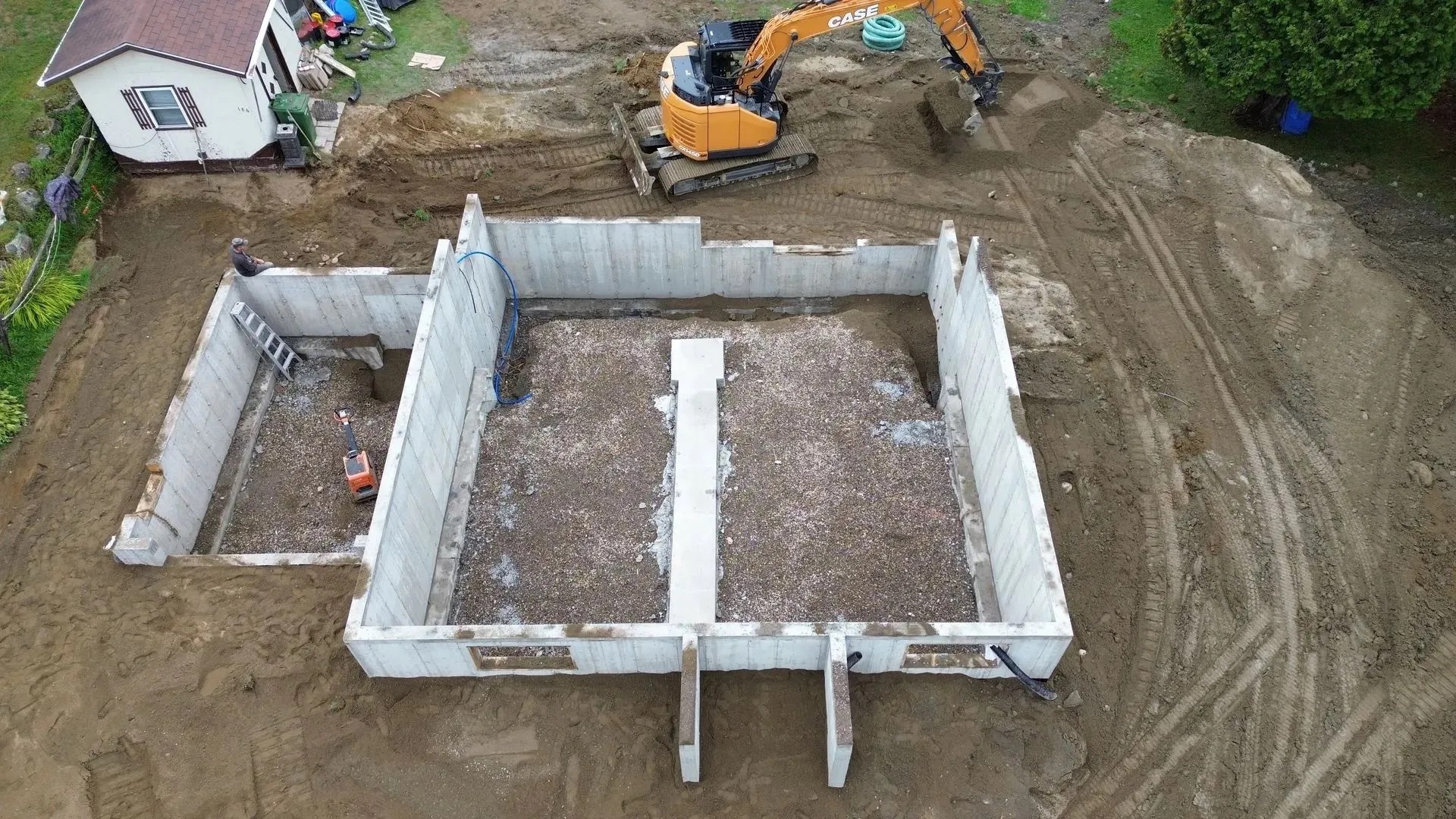 Excavation des fondations