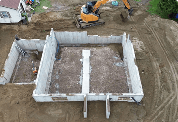 Excavation des fondations